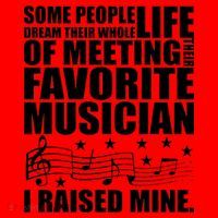I Raised Mine Favorite Musician Santa Hat thumb 1