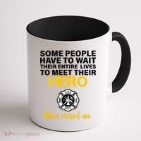 I Raised My Firefighter Hero Coffee Mug thumb 1