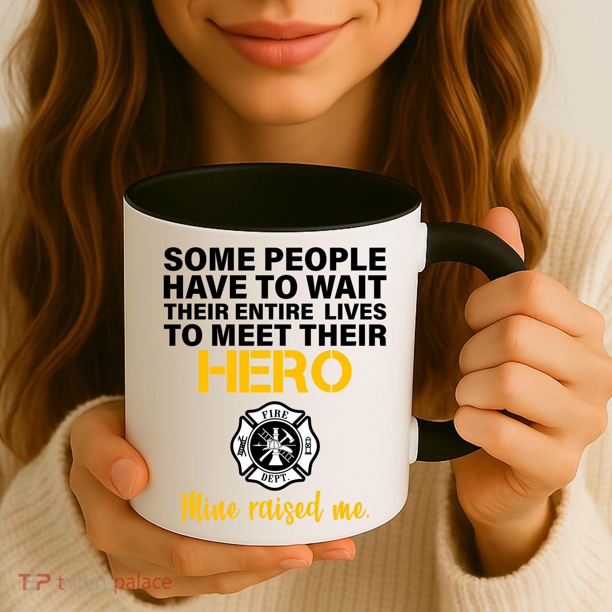 I Raised My Firefighter Hero Coffee Mug