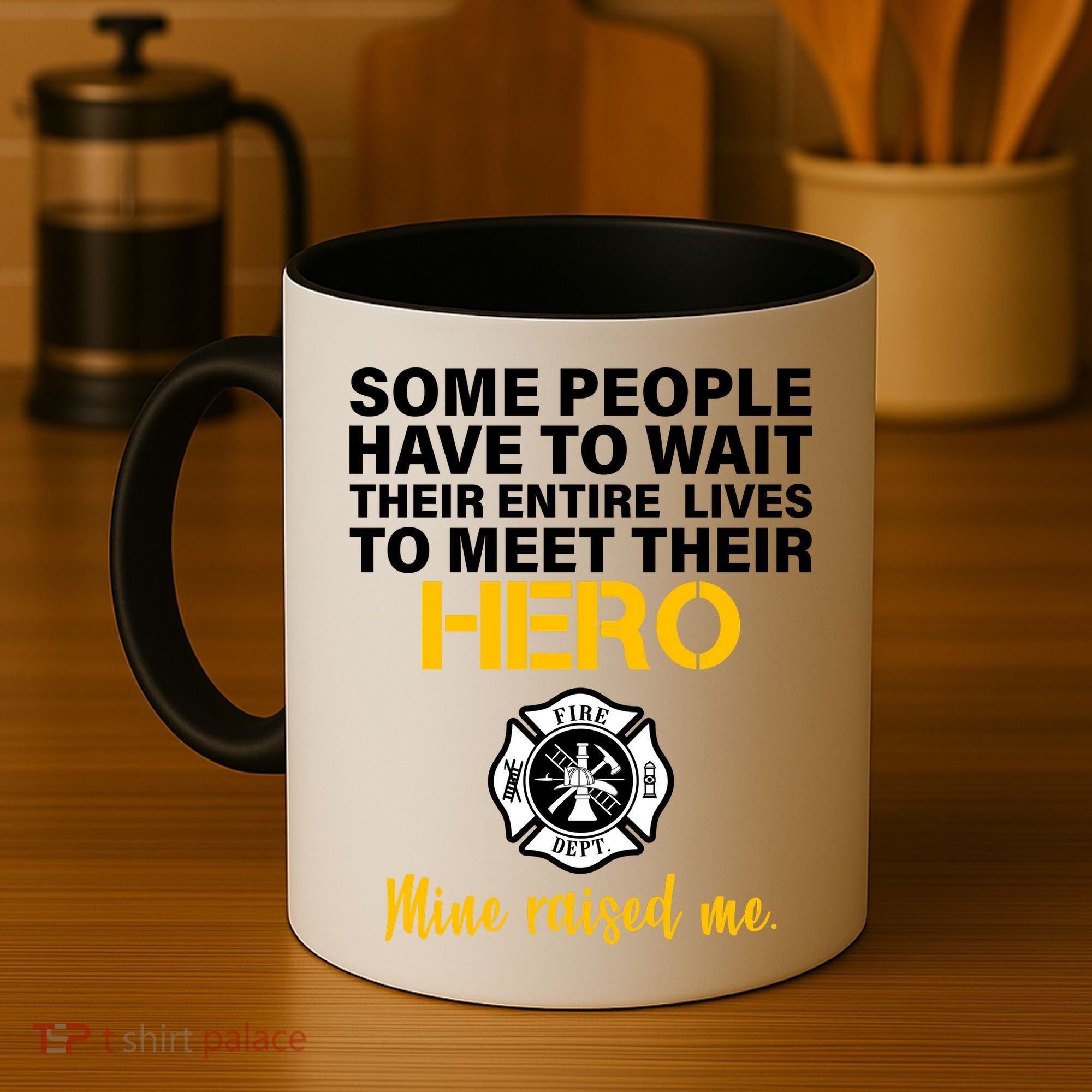 I Raised My Firefighter Hero Coffee Mug