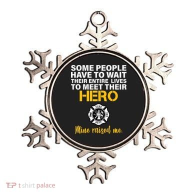 I Raised My Firefighter Hero Ornament