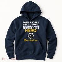 I Raised My Firefighter Hero Hoodie thumb 0