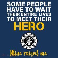 I Raised My Firefighter Hero Women's Hoodie thumb 2