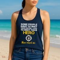 I Raised My Firefighter Hero Women's Tank Top thumb 2