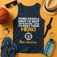 I Raised My Firefighter Hero Tank Top thumb 4