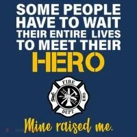 I Raised My Firefighter Hero Women's T-Shirt thumb 6