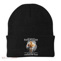 I Rather Stand With God And Be Judge By The World Beanie thumb 0