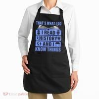 I Read History And I Know Things Funny Apron thumb 2