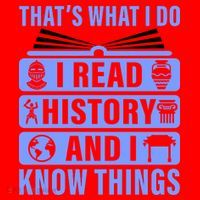 I Read History And I Know Things Funny Santa Hat thumb 1