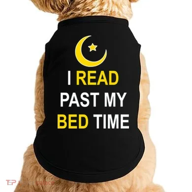 I Read Past My Bedtime Doggie Tank