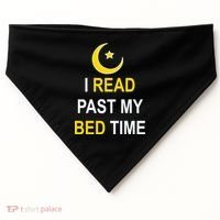 I Read Past My Bedtime USA-Made Doggie Bandana thumb 0