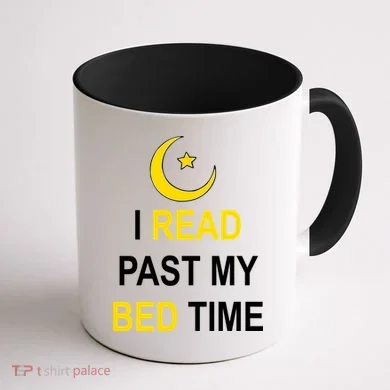 I Read Past My Bedtime Coffee Mug back