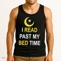 I Read Past My Bedtime Tank Top thumb 3