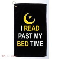 I Read Past My Bedtime Golf Towel thumb 0