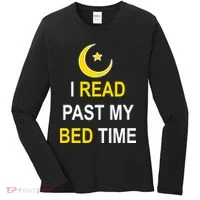 I Read Past My Bedtime Women's Long Sleeve Shirt thumb 0