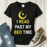 I Read Past My Bedtime Women's T-Shirt thumb 3