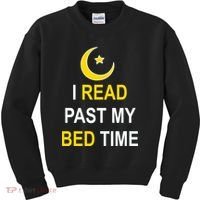 I Read Past My Bedtime Kids Sweatshirt thumb 0