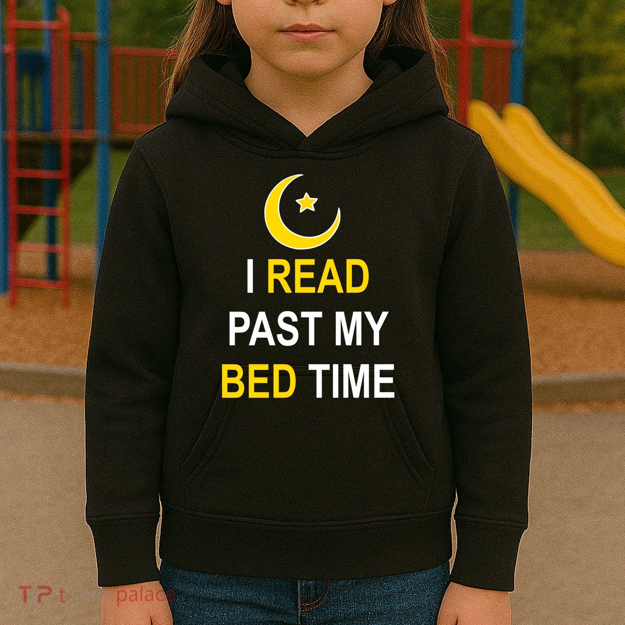 I Read Past My Bedtime Kids Hoodie