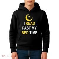 I Read Past My Bedtime Kids Hoodie thumb 4