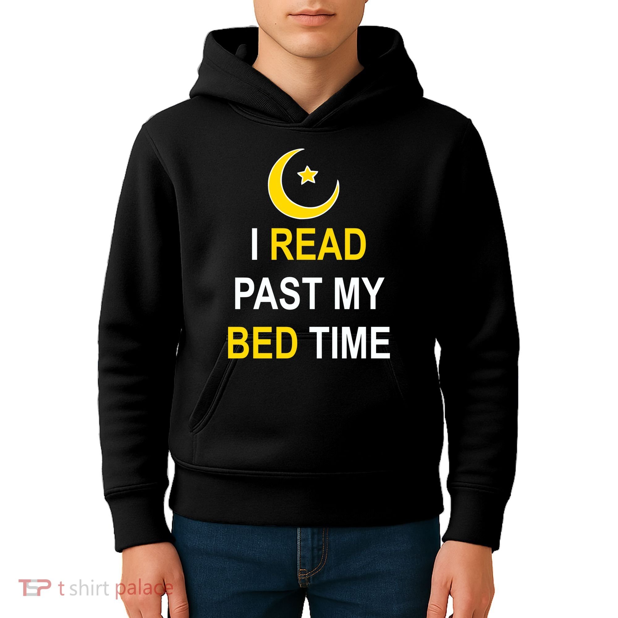 I Read Past My Bedtime Kids Hoodie
