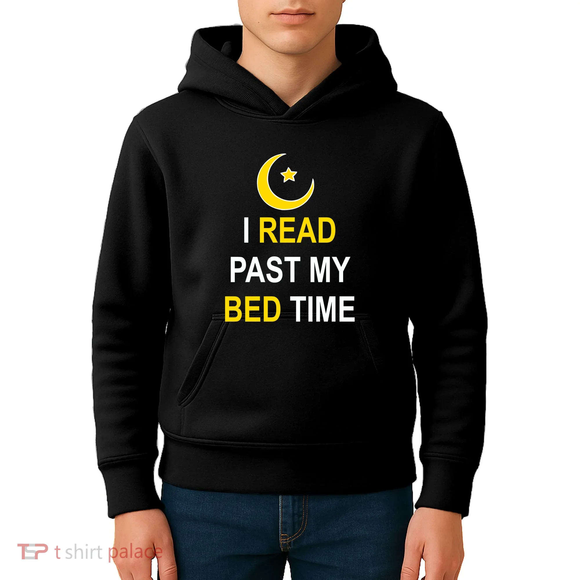 I Read Past My Bedtime Kids Hoodie