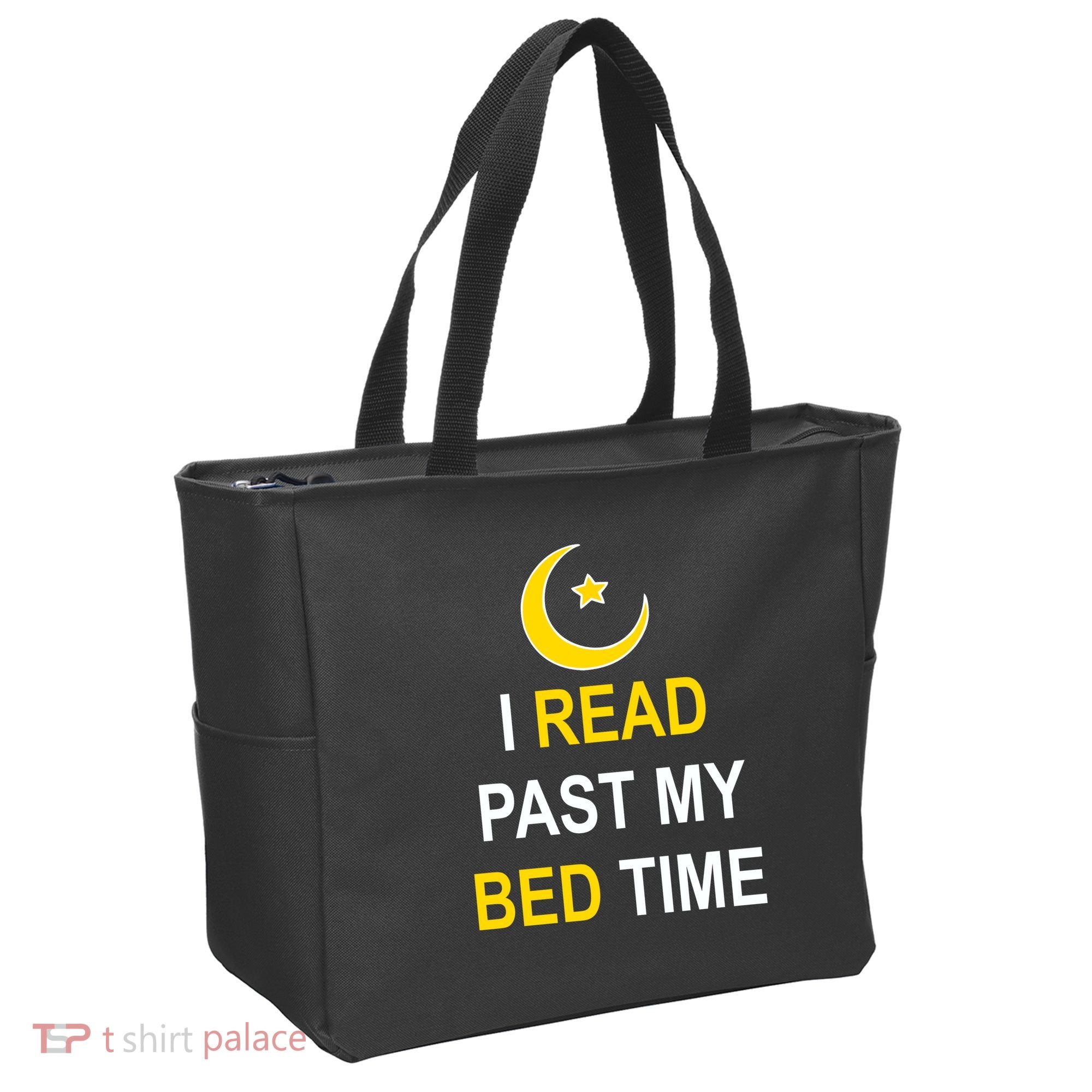 I Read Past My Bedtime Tote Bag
