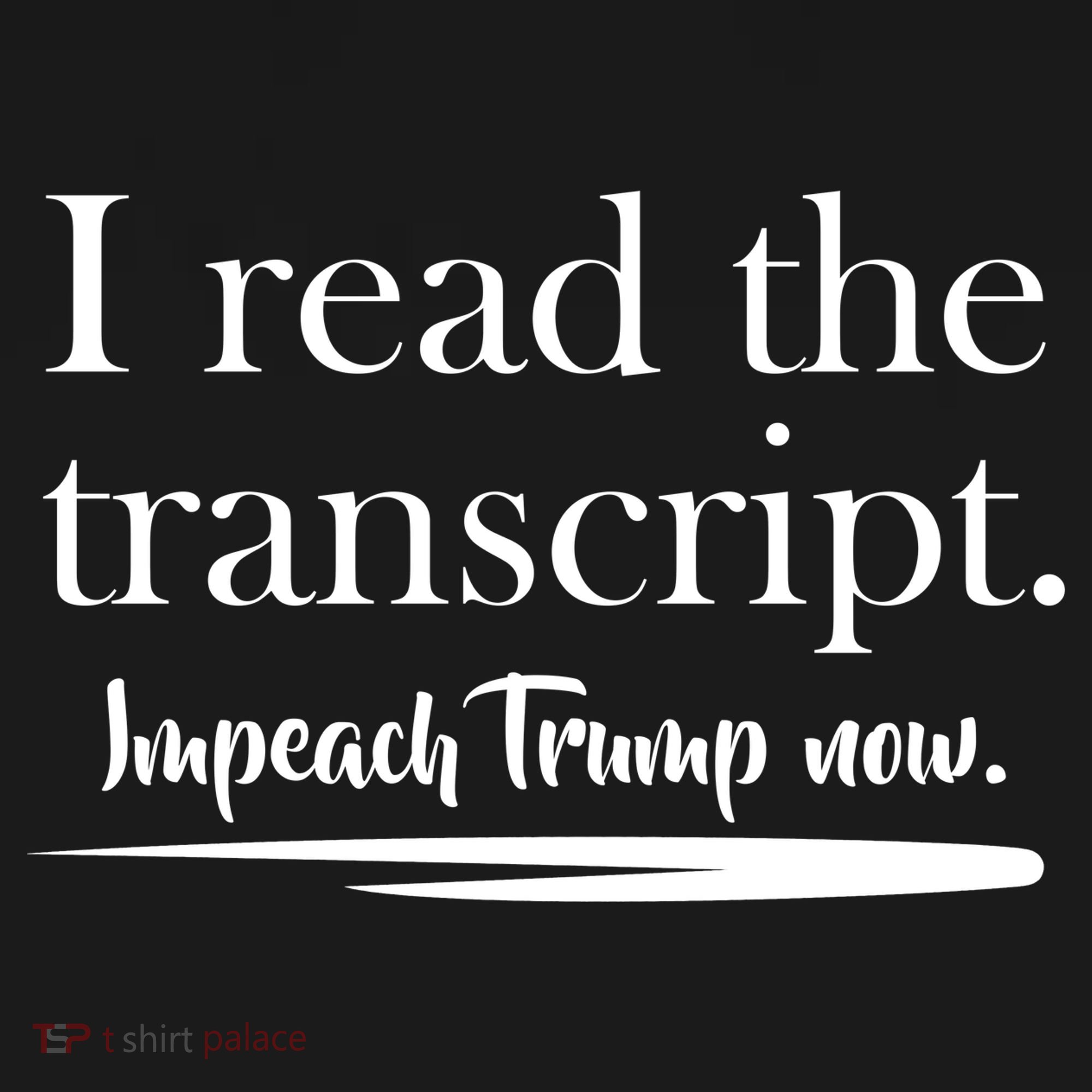 I Read The Transcript Impeach Trump Now Ornament