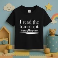 I Read The Transcript Impeach Trump Now Toddler T-Shirt thumb 3