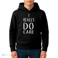 I Really Do Care Kids Hoodie thumb 4