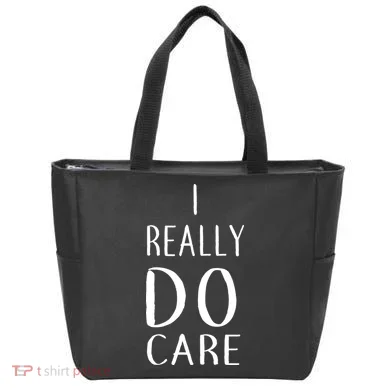 I Really Do Care Tote Bag
