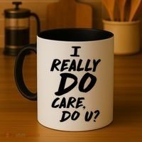 I Really Do Care, Do U? Coffee Mug thumb 4