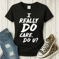 I Really Do Care, Do U? Women's T-Shirt thumb 3