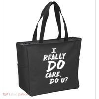I Really Do Care, Do U? Tote Bag thumb 2