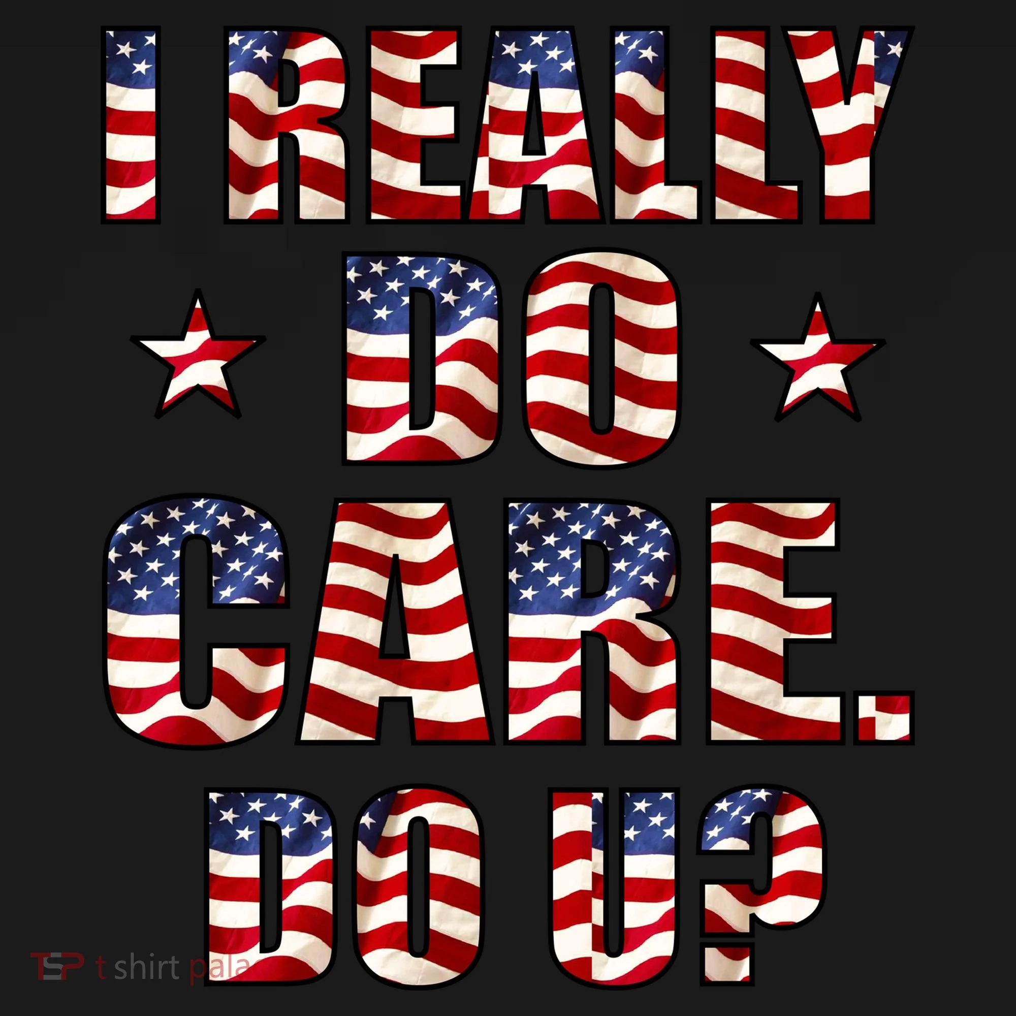 I Really Do Care Do U? USA Doggie Tank
