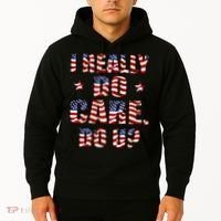 I Really Do Care Do U? USA Hoodie thumb 2