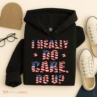 I Really Do Care Do U? USA Hoodie thumb 4