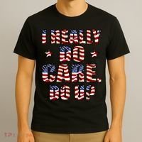 I Really Do Care Do U? USA T-Shirt thumb 3