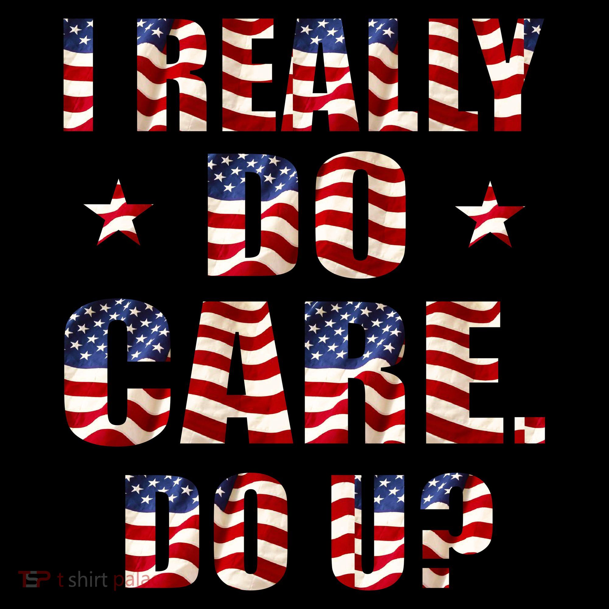 I Really Do Care Do U? USA Women's Hoodie