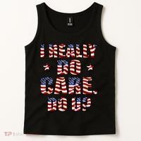 I Really Do Care Do U? USA Tank Top thumb 2