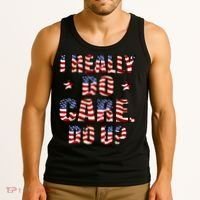 I Really Do Care Do U? USA Tank Top thumb 3