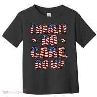 I Really Do Care Do U? USA Toddler T-Shirt thumb 0