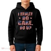 I Really Do Care Do U? USA Kids Hoodie thumb 4
