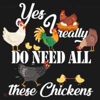 I Really Do Need All These Chickens Ornament thumb 1