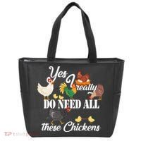 I Really Do Need All These Chickens Tote Bag thumb 0