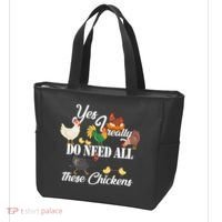 I Really Do Need All These Chickens Tote Bag thumb 3
