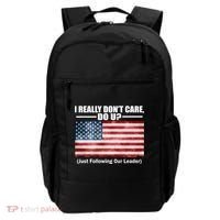 I Really Don't Care Do U Patriotic  Backpack thumb 0