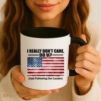 I Really Don't Care Do U Patriotic  Coffee Mug thumb 3