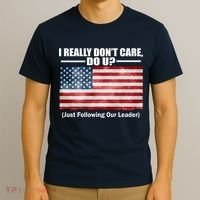 I Really Don't Care Do U Patriotic  T-Shirt thumb 3
