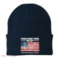 I Really Don't Care Do U Patriotic  Beanie thumb 0