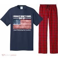 I Really Don't Care Do U Patriotic  Pajama Set thumb 0